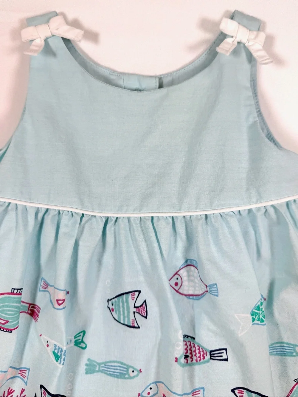 GYMBOREE Baby Under The Sea Fish Print Sundress 3-6M Discontinued Hard to Find